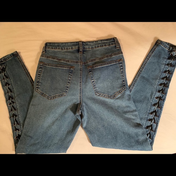 Rue 21 jeans with braided sides - Picture 2 of 3